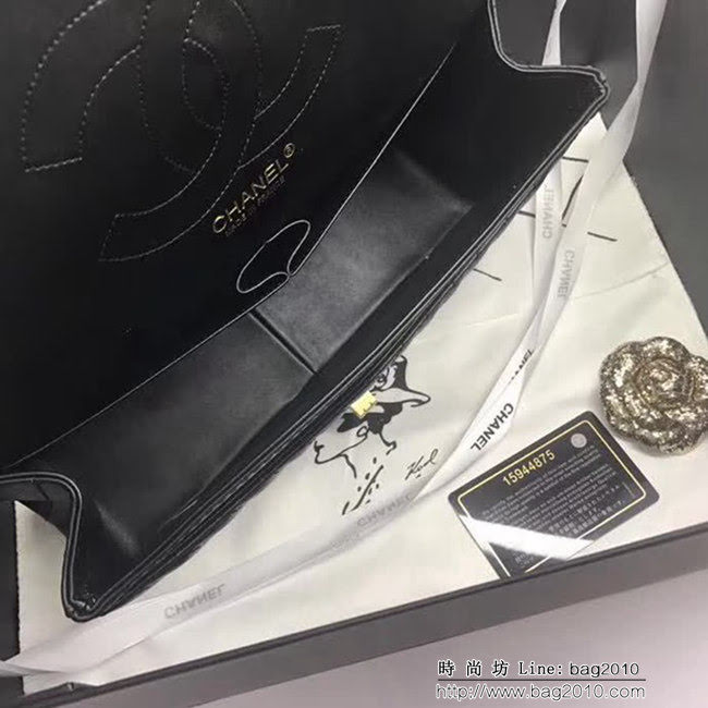 香奈兒CHANEL V226進口大象紋胎牛皮單肩斜挎鏈條包 DSC2029